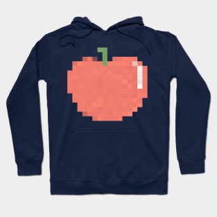 Red Apple Pixel Art Hoodie